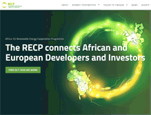 Tablet Screenshot of africa-eu-renewables.org